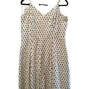 Ivanka Trump Linen Spaghetti Strap Dress